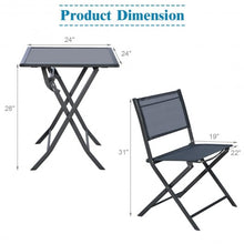 Load image into Gallery viewer, 3 pcs Bistro Outdoor Folding Furniture Set