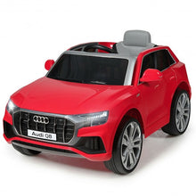 Load image into Gallery viewer, 12V Licensed AudiQ8 Kids Ride On Car-Red