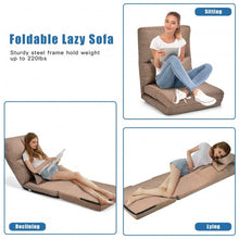 Load image into Gallery viewer, Fold Down Chair Flip Out Lounger w/ Pillow