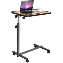Load image into Gallery viewer, Overbed Rolling Food Tray Table