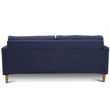 Load image into Gallery viewer, Upholstered Modern Fabric Love Seat Sofa-Blue