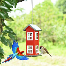 Load image into Gallery viewer, Outdoor Garden Yard Wild Bird Feeder Weatherproof House-Red