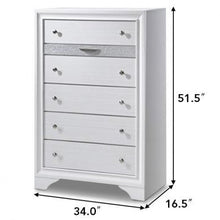 Load image into Gallery viewer, 6 Drawers Furniture Storage Dresser Cabinet Chest