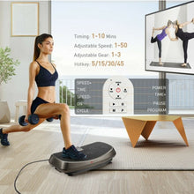 Load image into Gallery viewer, Vibration Plate Exercise Machine with Loop Bands Home