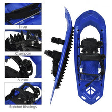 Load image into Gallery viewer, 25 inch Lightweight Terrain Snowshoes w/ Bag-Blue