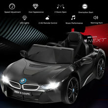Load image into Gallery viewer, 12V Licensed BMW I8 Kids Ride On Car-Black