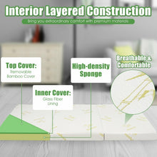 Load image into Gallery viewer, 4� Folding Foam Mattress Tri-fold Sofa Bed Mat-Queen Size