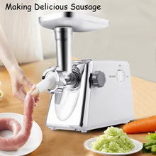 Load image into Gallery viewer, 1300W Electric Steel Industrial Meat Grinder