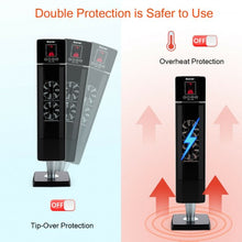 Load image into Gallery viewer, 1500W Portable Tower Heater w/ Timer Remote Control