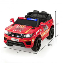 Load image into Gallery viewer, 12V Kids Electric Bluetooth Ride On Car with Remote Control-Red
