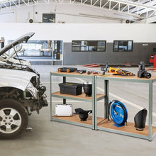 Load image into Gallery viewer, 35.5" x 71" Adjustable 5-Layer 2000 lbs Capacity Tool Shelf -Gray