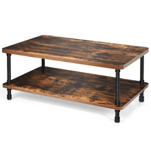 Load image into Gallery viewer, Industrial Rustic Accent Coffee Table