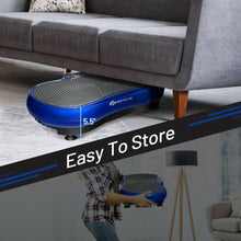 Load image into Gallery viewer, 3D Vibration Plate Fitness Machine with Remote Control Bluetooth Loop-Blue
