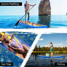 Load image into Gallery viewer, Inflatable Stand Up Paddle Board with Backpack Aluminum Paddle Pump-L