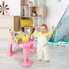 Load image into Gallery viewer, 2-in-1 Baby Jumperoo Adjustable Sit-to-stand Activity Center-Pink