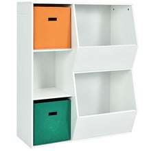Load image into Gallery viewer, Kids Toy Storage Cabinet Shelf Organizer -White