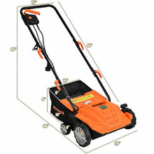Load image into Gallery viewer, 12Amp Corded Scarifier 13” Electric Lawn Dethatcher -Orange