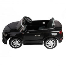 Load image into Gallery viewer, 12 V Audi A3 Kids Ride on Car with RC + LED Light + Music-Black