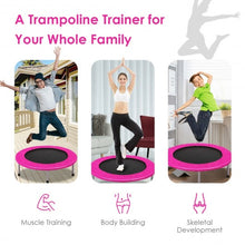 Load image into Gallery viewer, 38" Rebounder Trampoline Adults and Kids Exercise Workout w/Padding and Springs