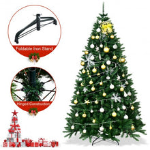 Load image into Gallery viewer, 7.5 Ft Hinged Artificial Christmas Tree with Solid Metal Stand