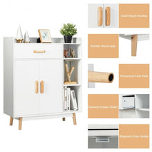 Load image into Gallery viewer, Floor Storage Cabinet Free Standing Cupboard Chest