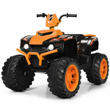 Load image into Gallery viewer, 12V Kids Electric 4-Wheeler ATV Quad Ride On Car with LED Light-Orange