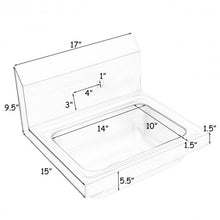 Load image into Gallery viewer, Stainless Steel Wall Mount Washing Sink Basin with Faucet