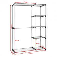 Load image into Gallery viewer, Portable Closet Organizer Garment Rack