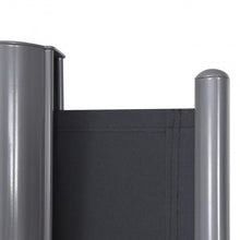 Load image into Gallery viewer, 237" x 63" Patio Retractable Double Folding Side Awning Screen Divider