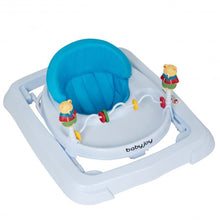 Load image into Gallery viewer, Adjustable Height Removable Folding Portable Baby Walker-Blue