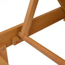 Load image into Gallery viewer, Patio Side Deck Wood Chaise Sun Lounger