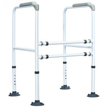 Load image into Gallery viewer, Stand Alone Toilet Safety Rail with Adjustable Handrail Frame
