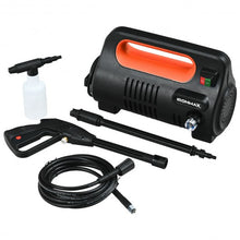 Load image into Gallery viewer, 1800 PSI Portable Electric High Pressure Washer 1.96 GPM 1800 W-Orange