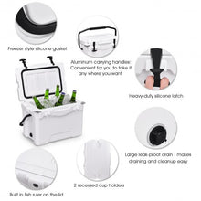 Load image into Gallery viewer, 20QT Handle Lockable Fishing Camping Cooler Ice Chest