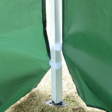 Load image into Gallery viewer, 10' x 20' Total Iron Folding Wedding Tent with Cloth-Green