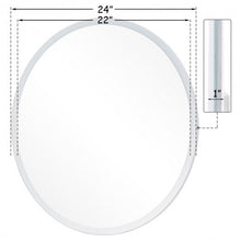 Load image into Gallery viewer, 24" LED Illuminated Light Wall Mount Bathroom Round Mirror
