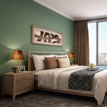 Load image into Gallery viewer, 13" Antique Brass Bedroom LED Bulb Table Lamp