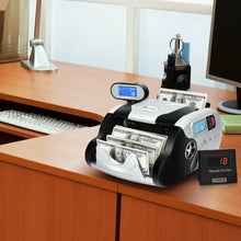 Load image into Gallery viewer, Money Counter Bill Counting Machine with UV/MG/IR/MT Counterfeit Detection