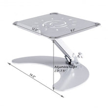 Load image into Gallery viewer, Portable Aluminum Laptop MacBook Cooling Stand