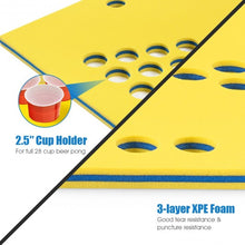 Load image into Gallery viewer, 5.5' x 35.5" 3-Layer Multi-Purpose Floating Beer Pong Table-Yellow