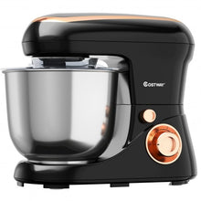 Load image into Gallery viewer, 5.3 Qt Stand Kitchen Food Mixer 6 Speed with Dough Hook Beater-Black