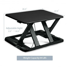 Load image into Gallery viewer, Slim 8 Adjustable Standing Folding Lap Desk-Black