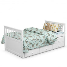 Load image into Gallery viewer, Alternative Twin Captain's Bunk Bed-White