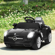 Load image into Gallery viewer, New Red Mercedes Benz sls r/c Mp3 Kids Ride on Car Electric Battery Toy-black