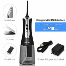 Load image into Gallery viewer, Rechargeable Water Portable Flosser with 2 Nozzle
