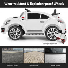 Load image into Gallery viewer, Kids Electric Ride On Car Battery Powered -White