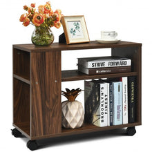 Load image into Gallery viewer, 3-tier Side Table with Wheels & Large Storage Shelf