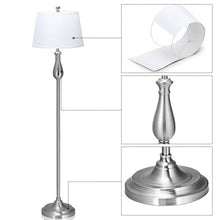 Load image into Gallery viewer, 3 pcs Brushed Nickel Lamp Set-Silver