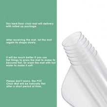 Load image into Gallery viewer, 47" x 59" PVC Chair Floor Mat