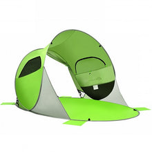 Load image into Gallery viewer, Pop Up Beach Tent Anti-UV UPF 50+ Portable Sun Shelter for 3-4 Person-Green